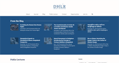 Desktop Screenshot of dhakalawreview.org